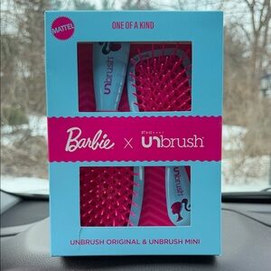 Barbie UNbrush Hairbrush Set NWT
